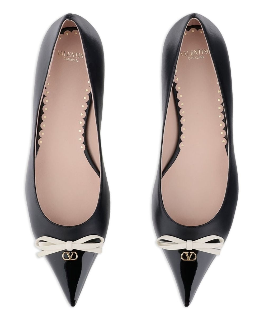 Valentino Garavani Black Flat Shoes Glam Steals