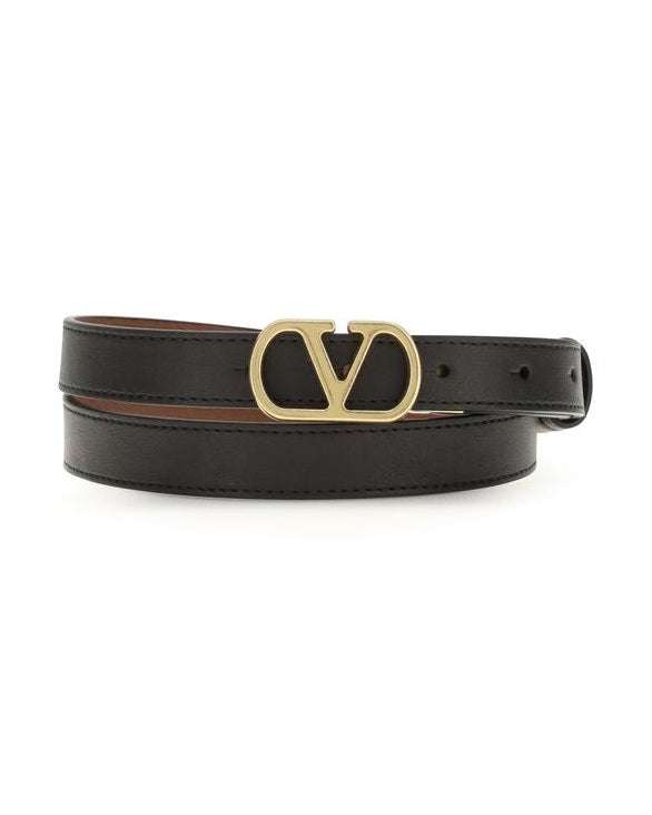 Valentino Garavani Black Lamb Ovis Aries Regular Belt Glam Steals