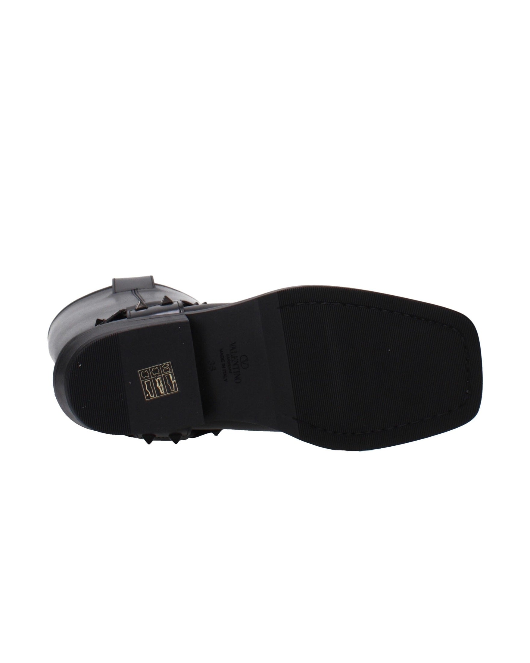 Valentino Garavani Black Leather Boots Glam Steals