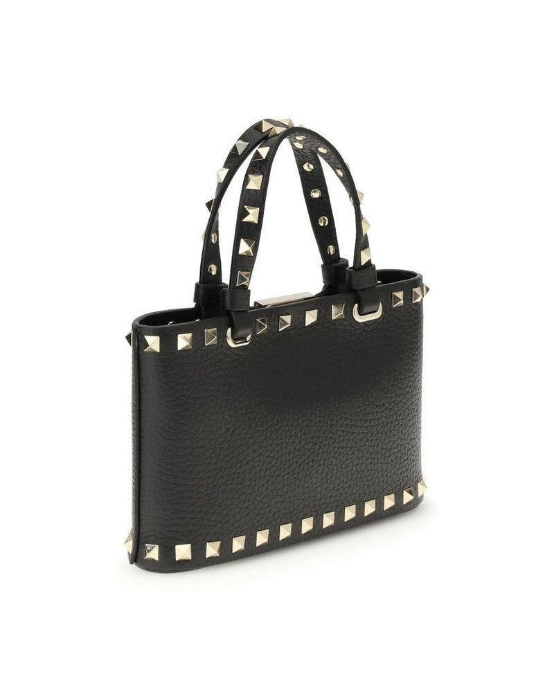 Valentino Garavani Black Leather Calf Bos Taurus Shoulder Bag Glam Steals