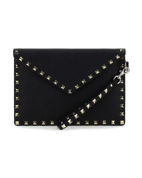 Valentino Garavani Black Leather Calf Bos Taurus Wallet Glam Steals