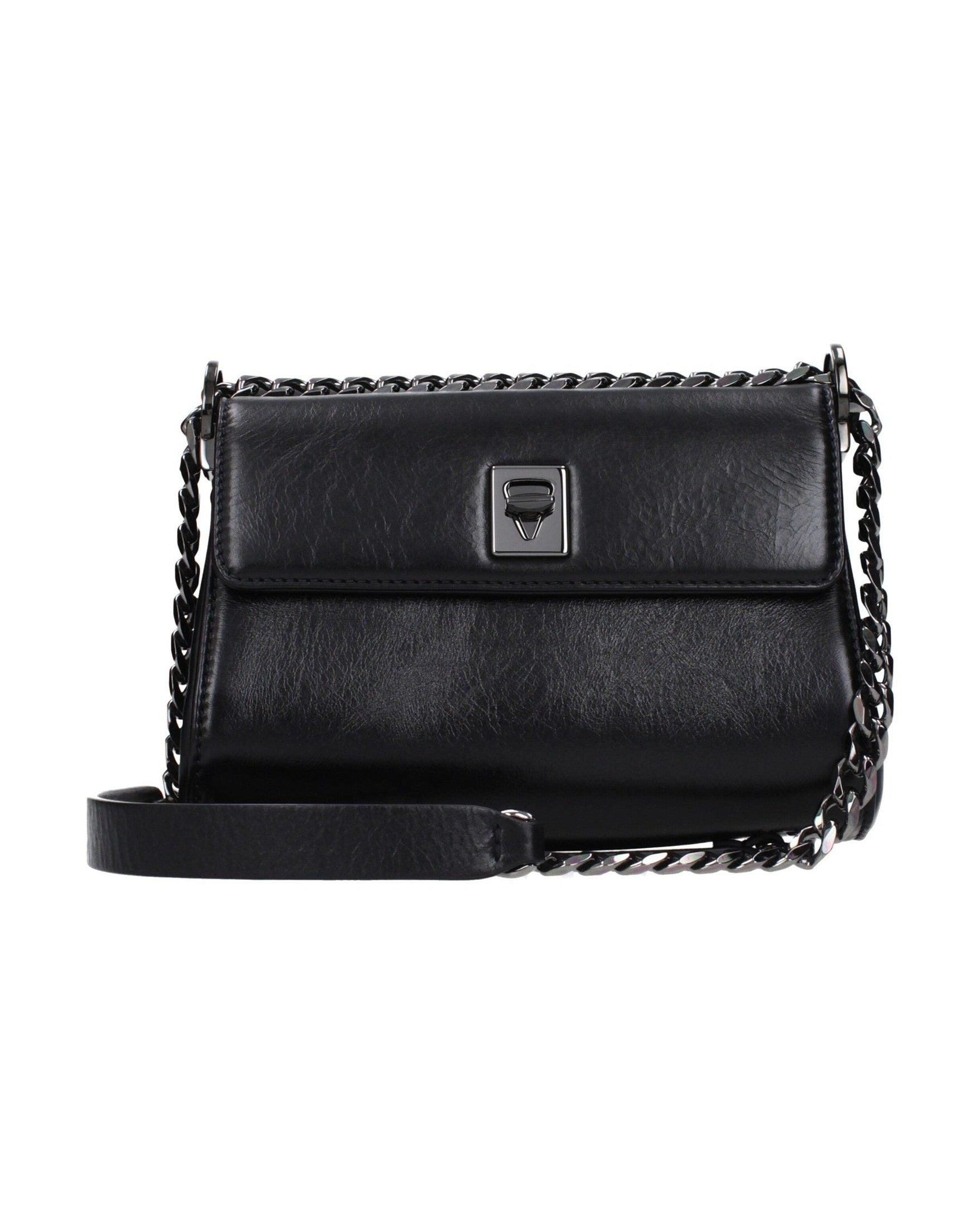 Valentino Garavani Black Leather Crossbody Bag Cross Body Bags