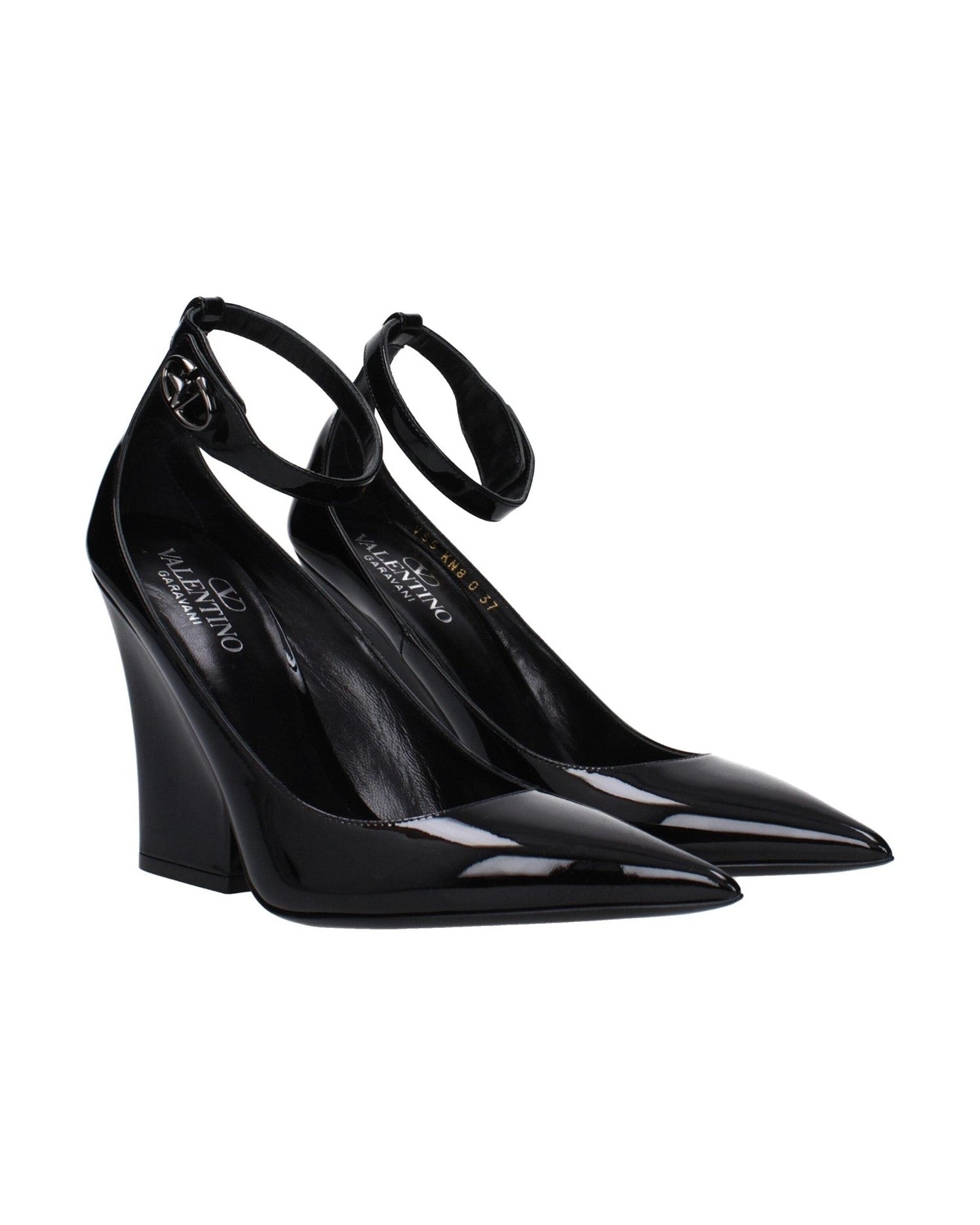 Valentino Garavani Black Leather Platforms Pumps Glam Steals