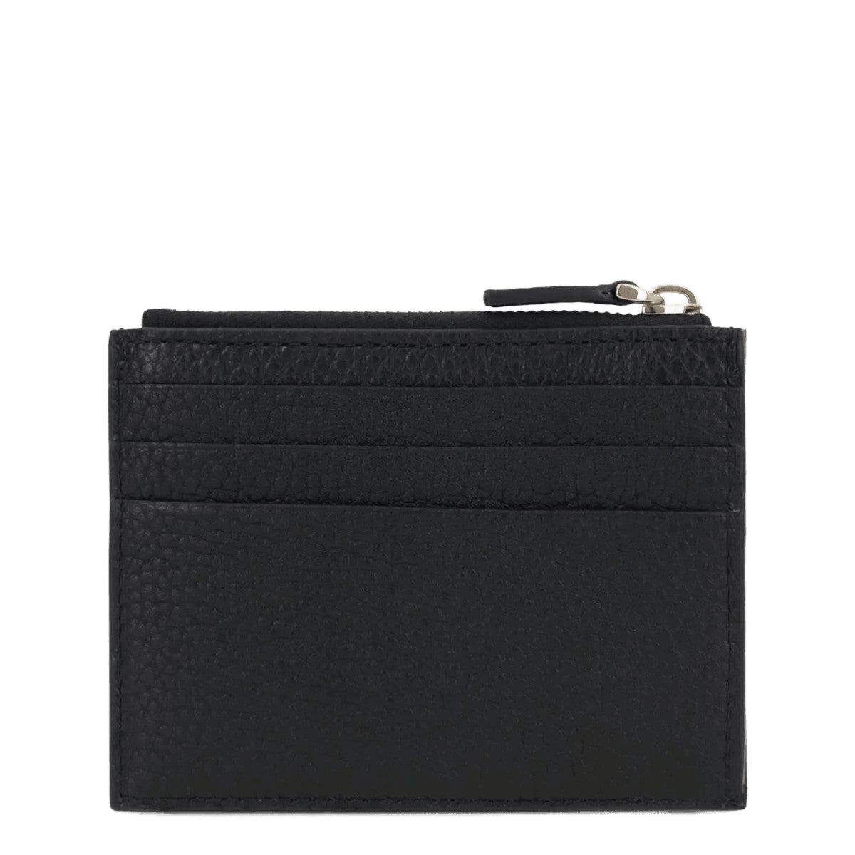 Valentino Garavani Black Leather Rockstud Zipped Card Holder Glam Steals
