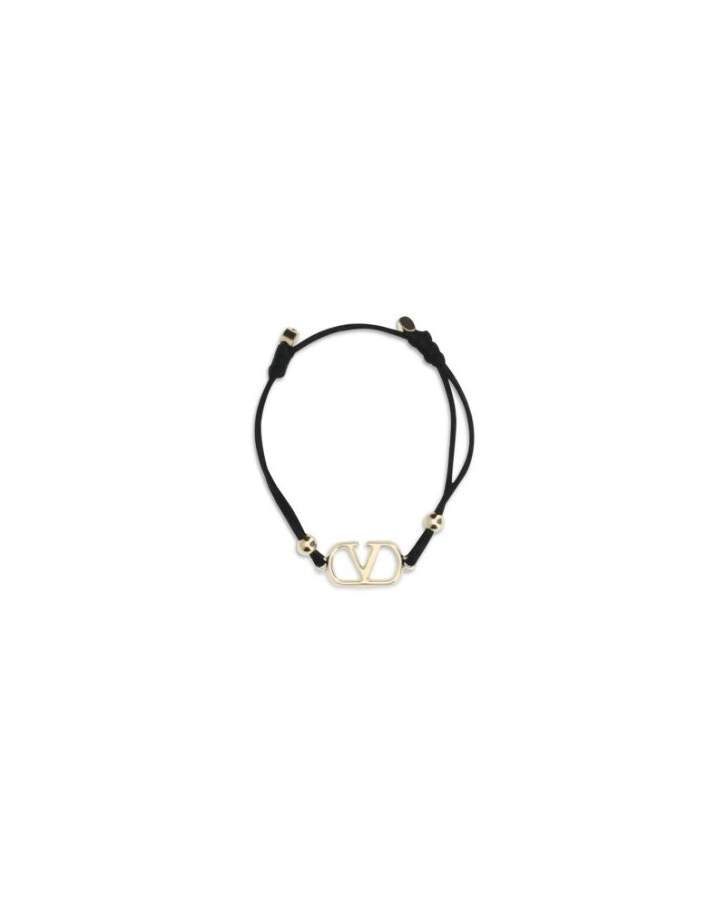Valentino Garavani Black Polyester Bracelet Glam Steals