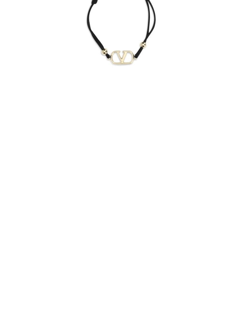 Valentino Garavani Black Polyester Bracelet Glam Steals