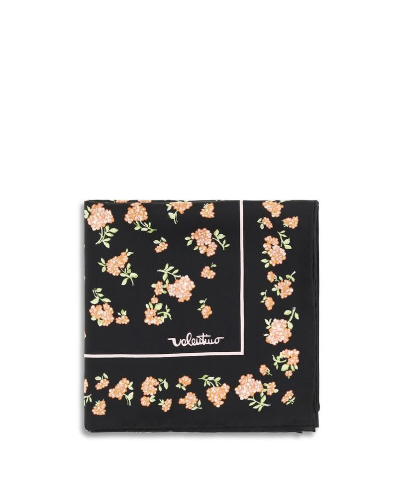 Valentino Garavani Black Silk Scarf Glam Steals