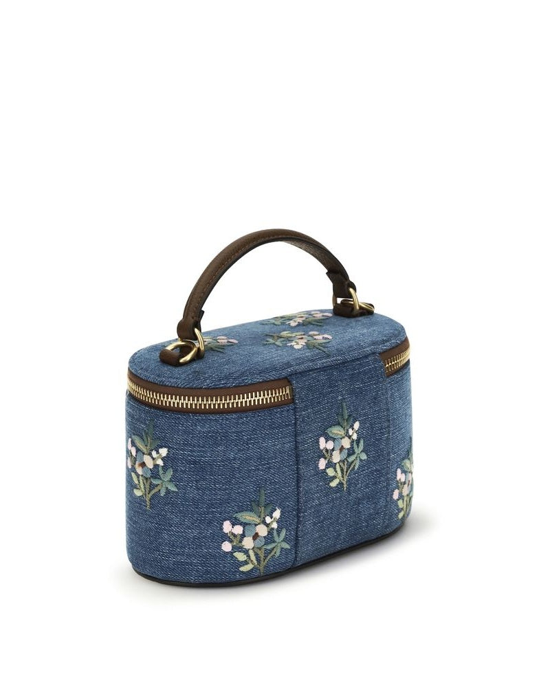Valentino Garavani Blue Cotton Handbag Glam Steals