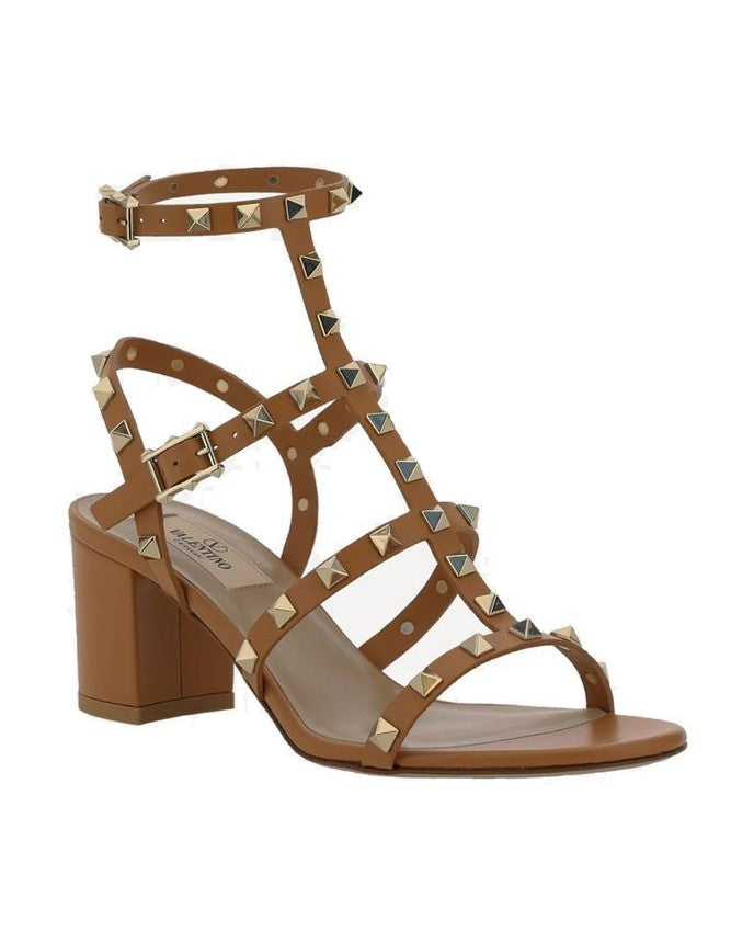 Valentino Garavani Brown Calfskin Platform Sandals Glam Steals