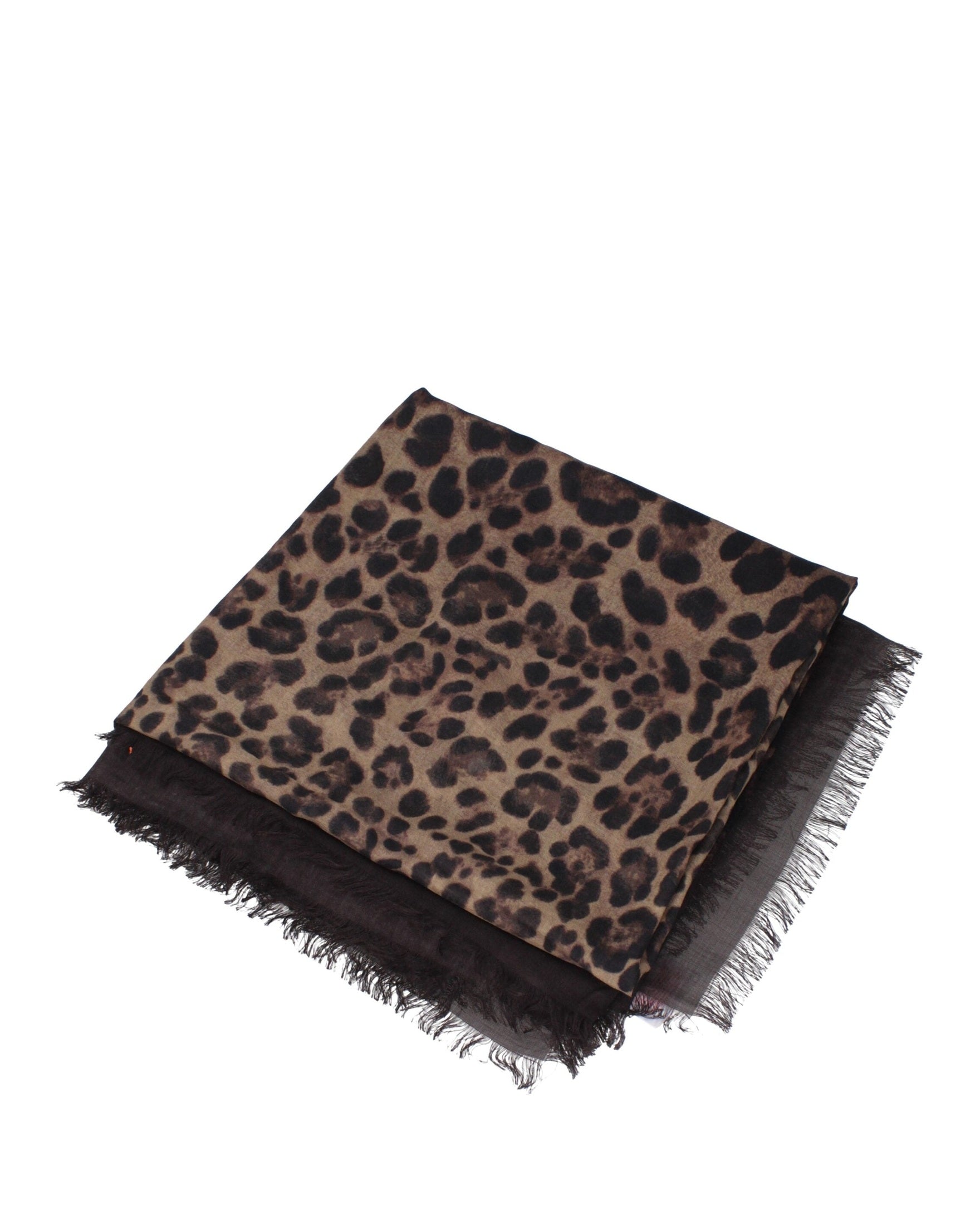 Valentino Garavani Brown Cashmere Foulard Scarf Glam Steals