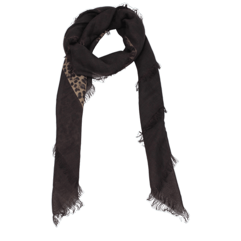 Valentino Garavani Brown Cashmere Foulard Scarf Glam Steals
