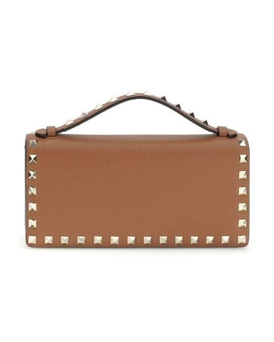 Valentino Garavani Brown Leather Calf Bos Taurus Wallet 