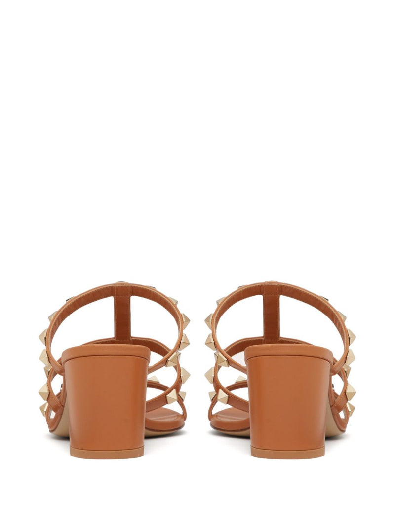 Valentino Garavani Brown Leather Sandals Glam Steals