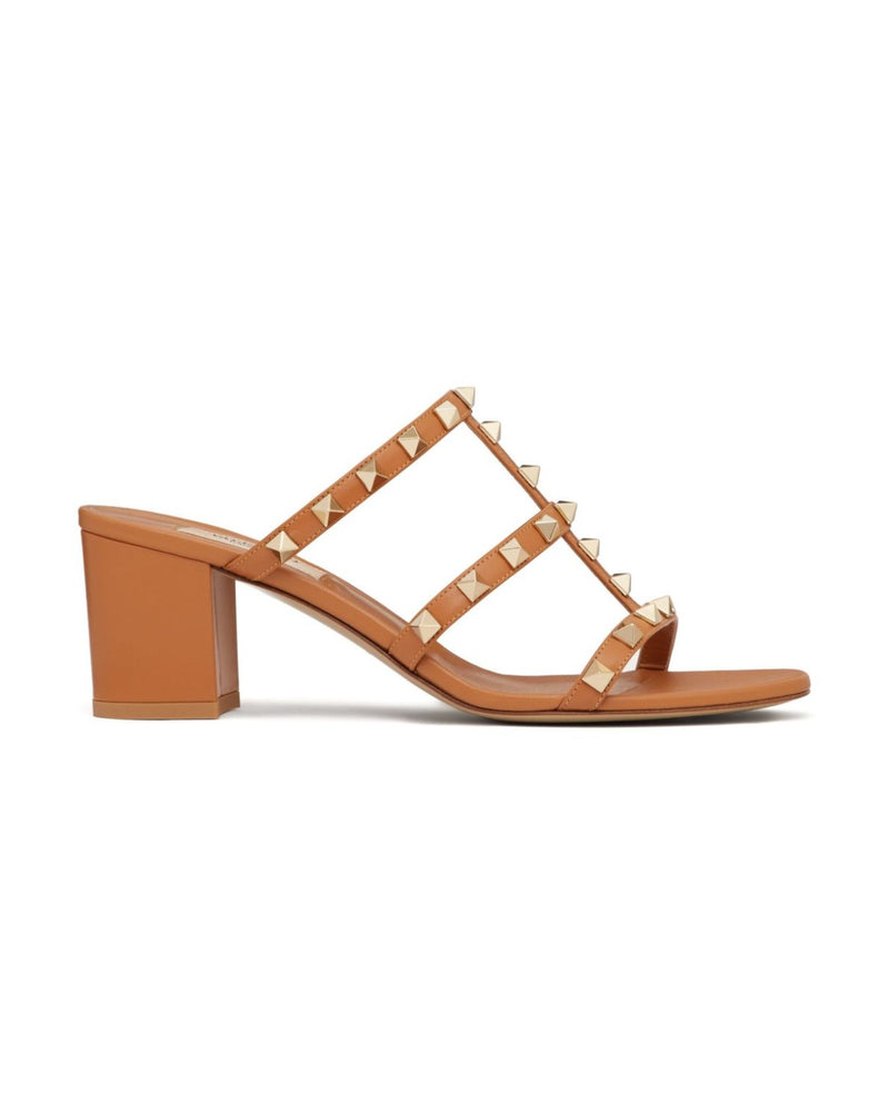Valentino Garavani Brown Leather Sandals Glam Steals