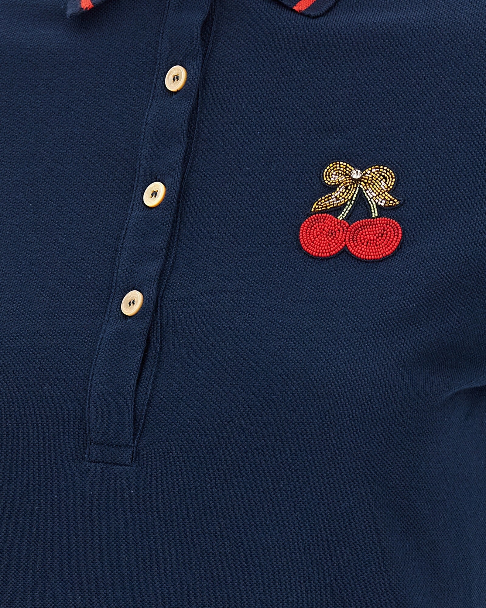 Valentino Garavani Cherryfic Polo Shirt Glam Steals