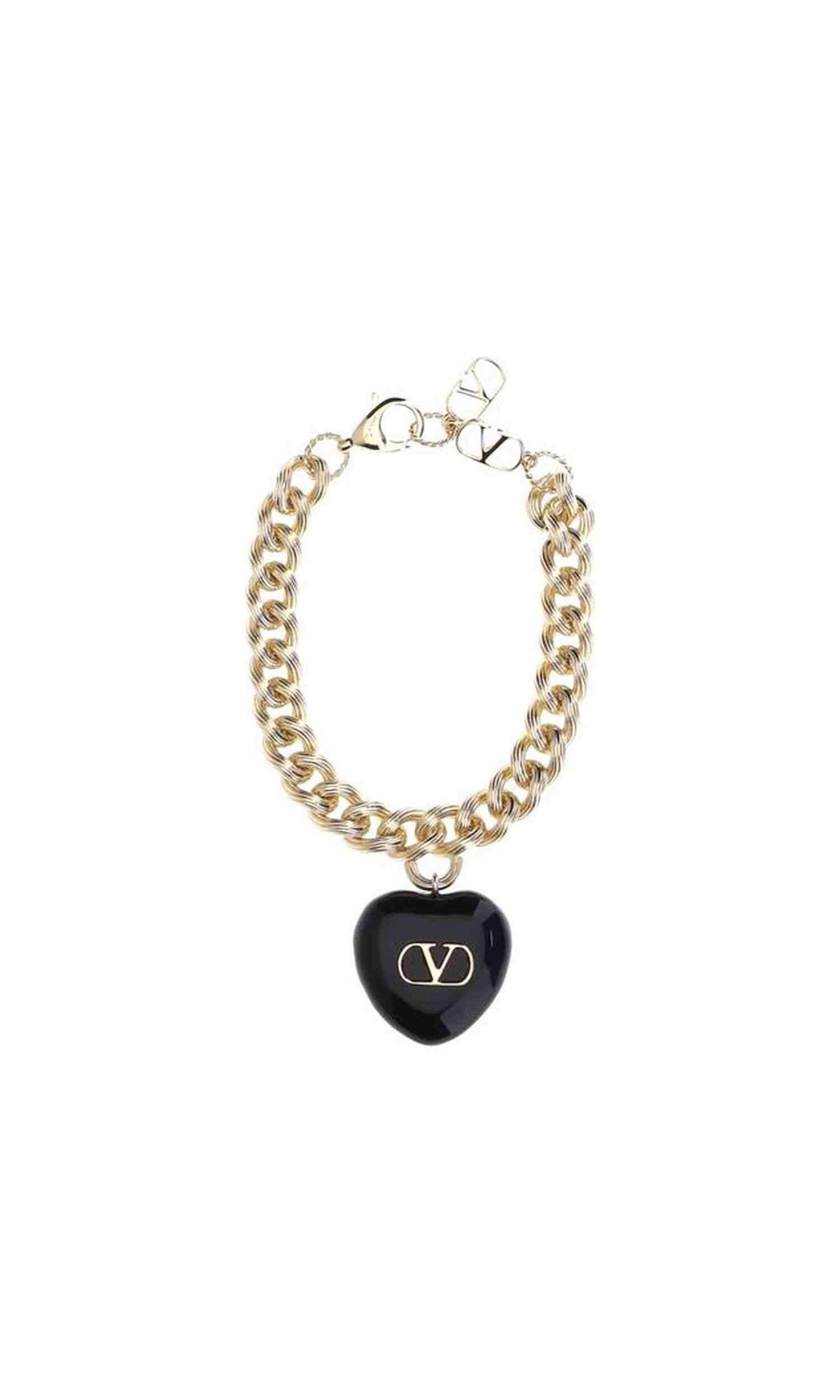 Valentino Garavani Coeur Royal Chain Bracelet Glam Steals