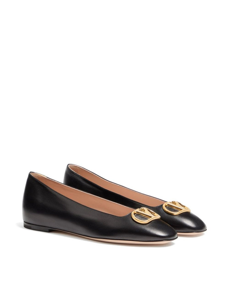 Valentino Garavani VLogo Ballet Flats Glam Steals