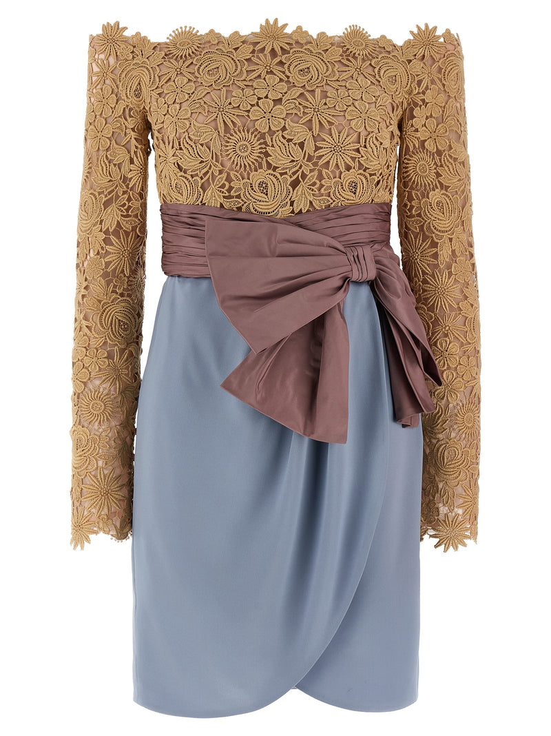 Valentino Garavani Fleur A Jours Flower Mix Dress Glam Steals