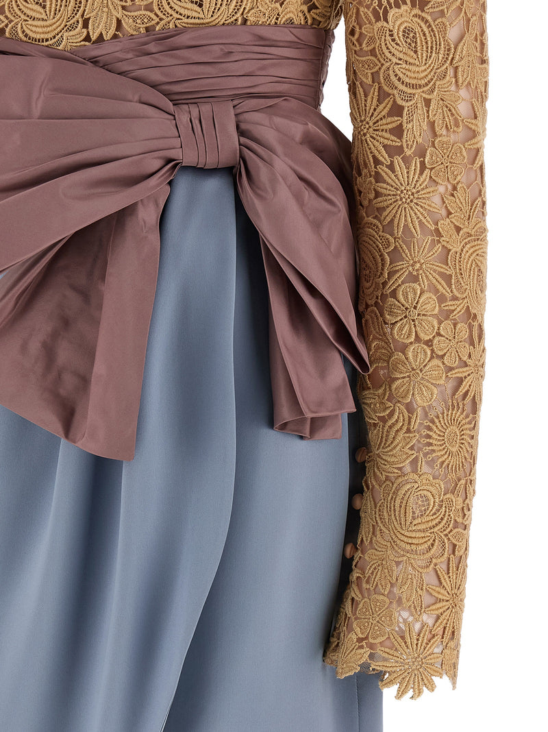 Valentino Garavani Fleur A Jours Flower Mix Dress Glam Steals