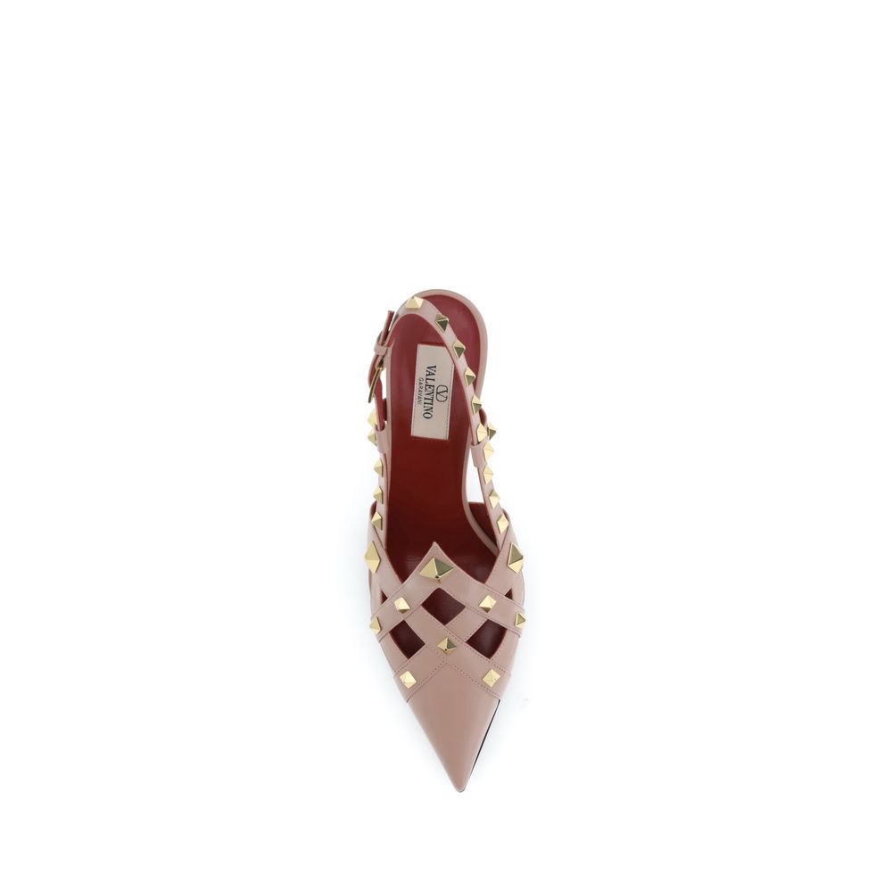 Valentino Garavani Goatskin Mid Heel Glam Steals