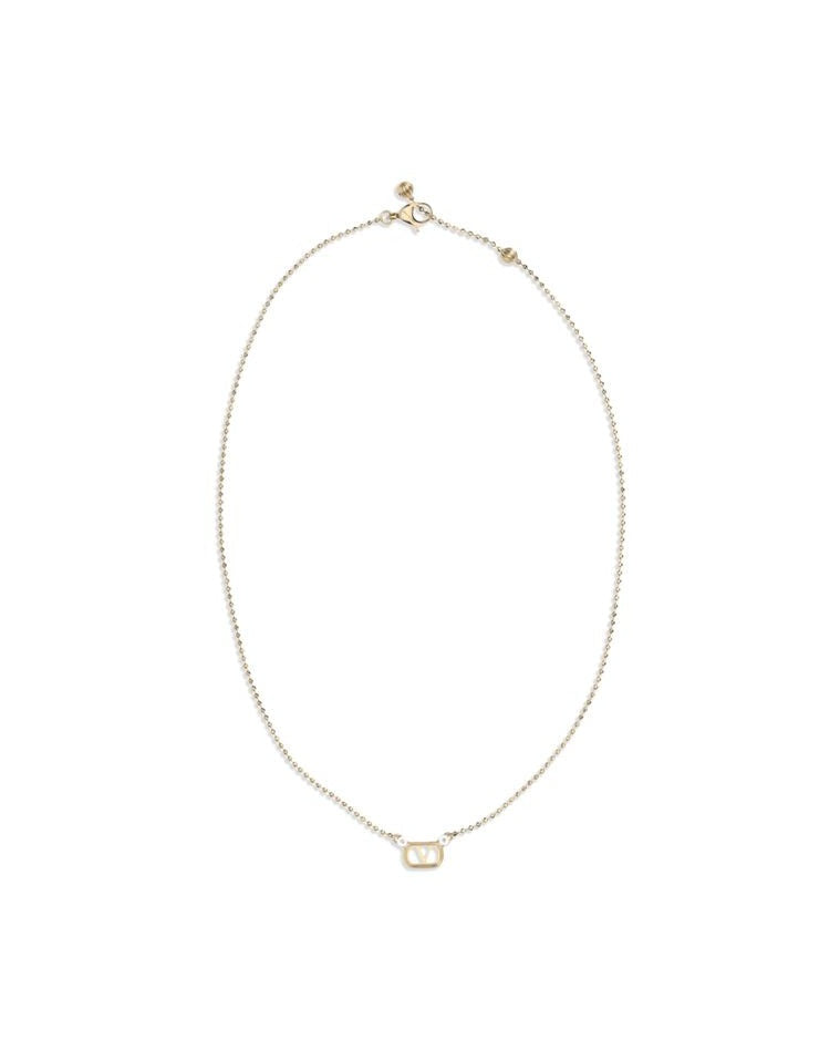 Valentino Garavani Gold Metal Necklace Glam Steals