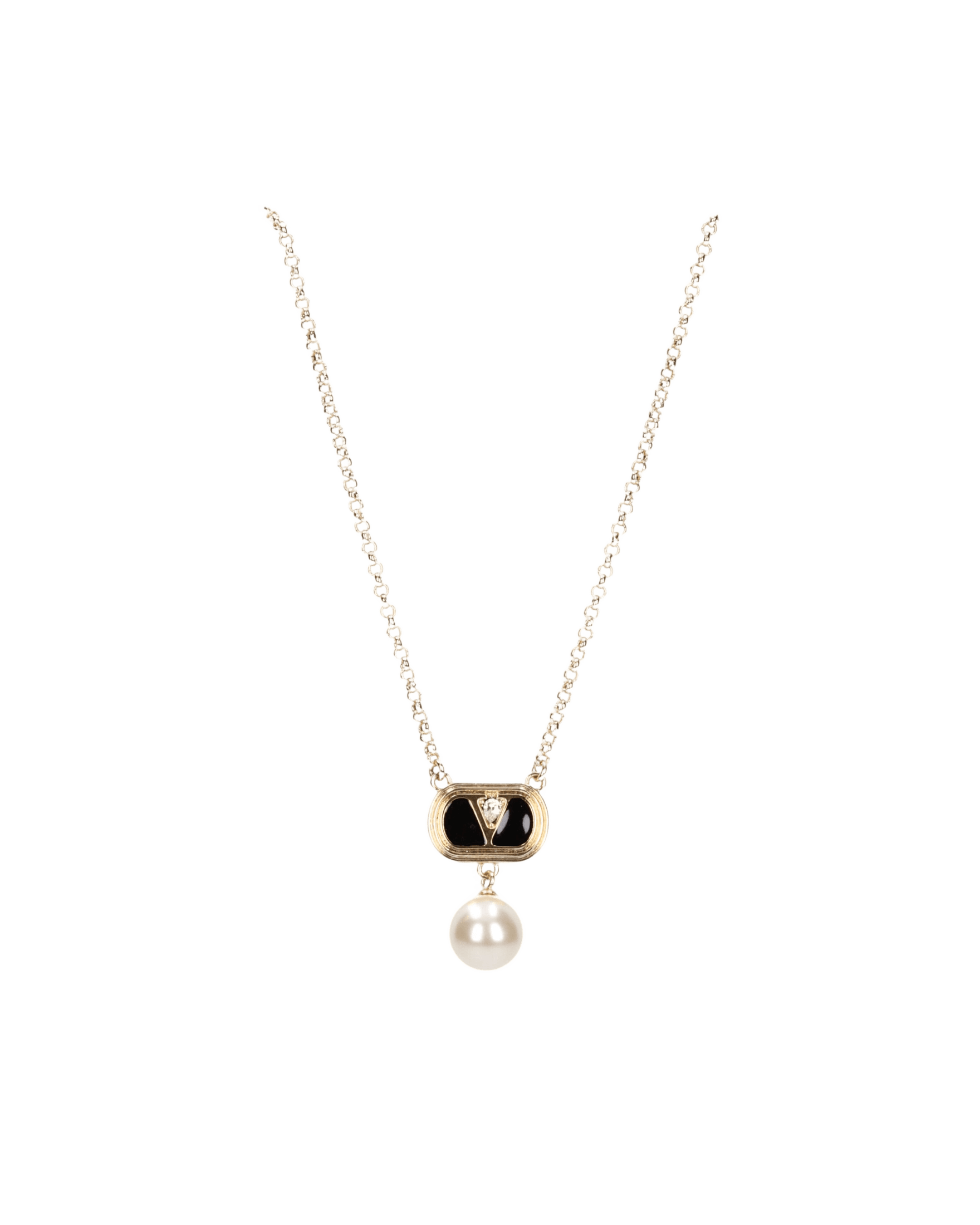 Valentino Garavani Gold Metal Necklace Glam Steals