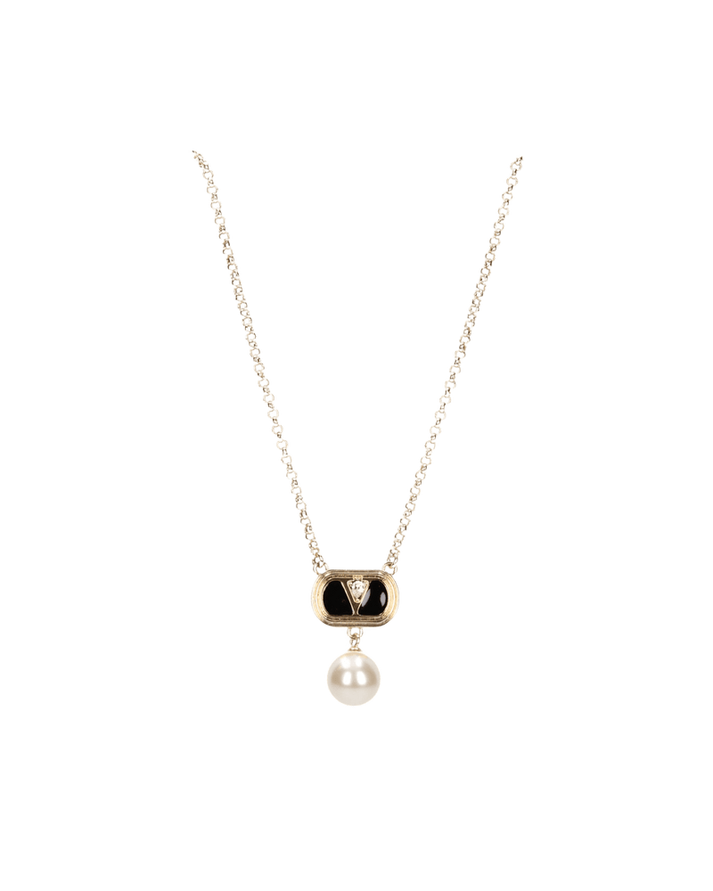 Valentino Garavani Gold Metal Necklace Glam Steals