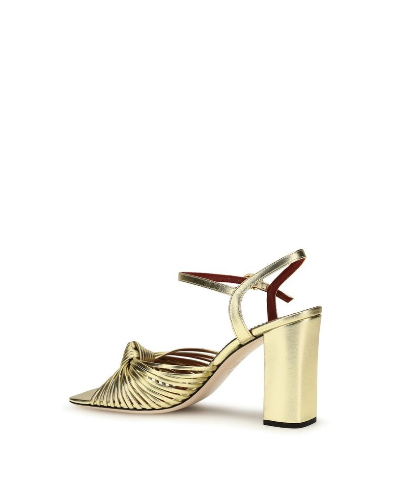 Valentino Garavani Gold Platform Sandals Glam Steals