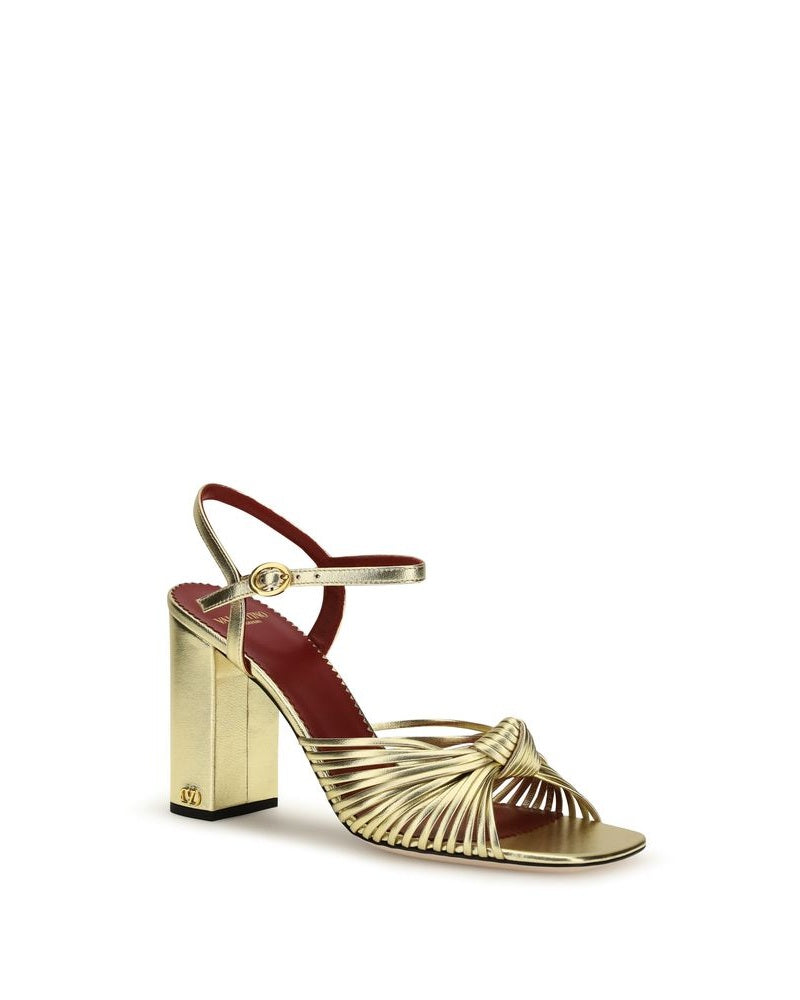 Valentino Garavani Gold Platform Sandals Glam Steals
