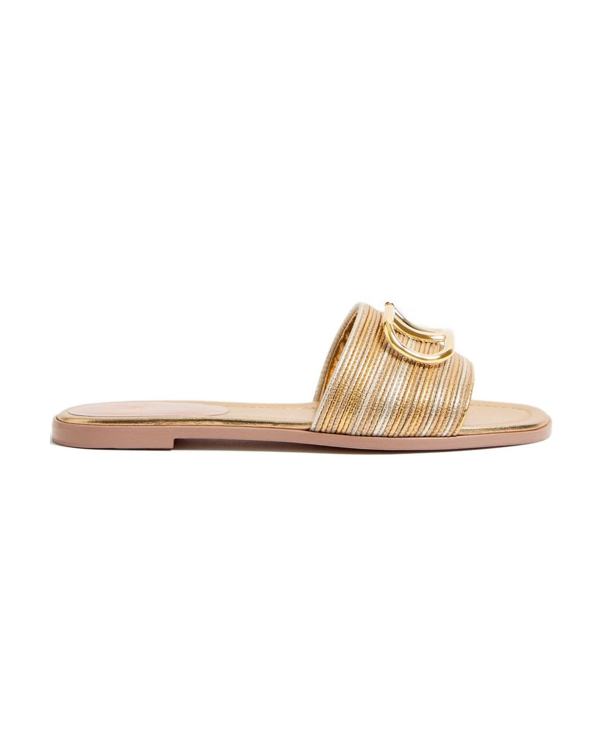 Valentino Garavani Golden Sandals Glam Steals