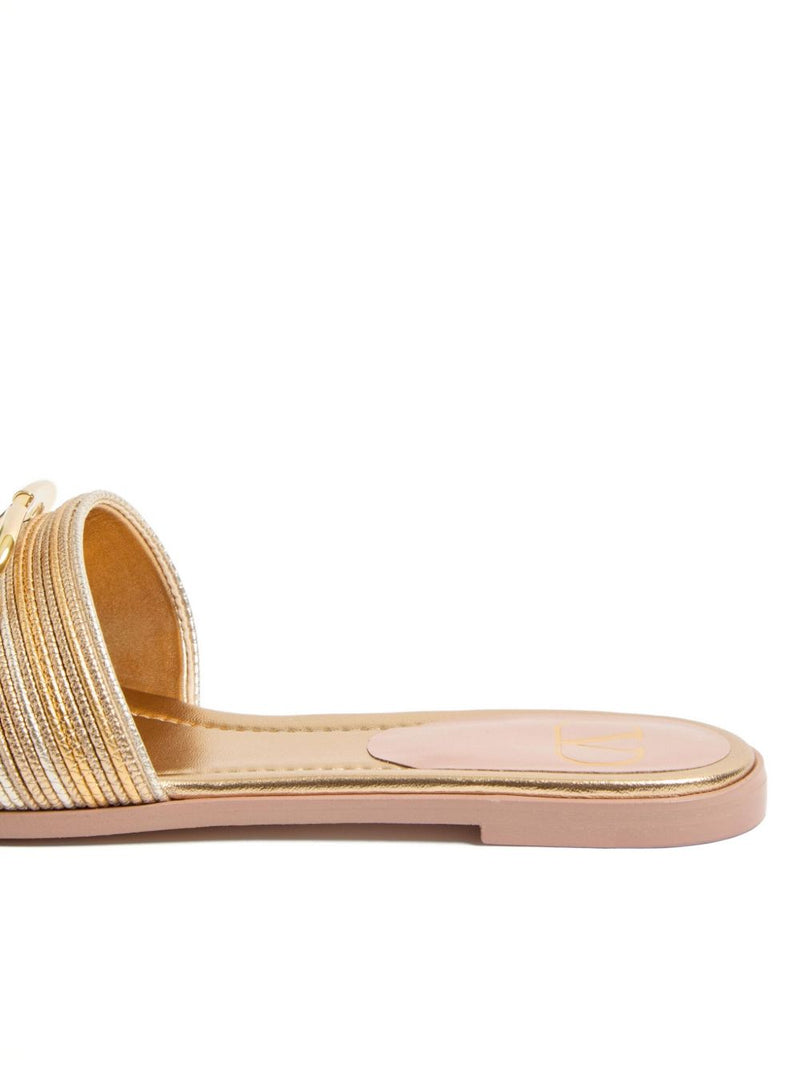 Valentino Garavani Golden Sandals Glam Steals