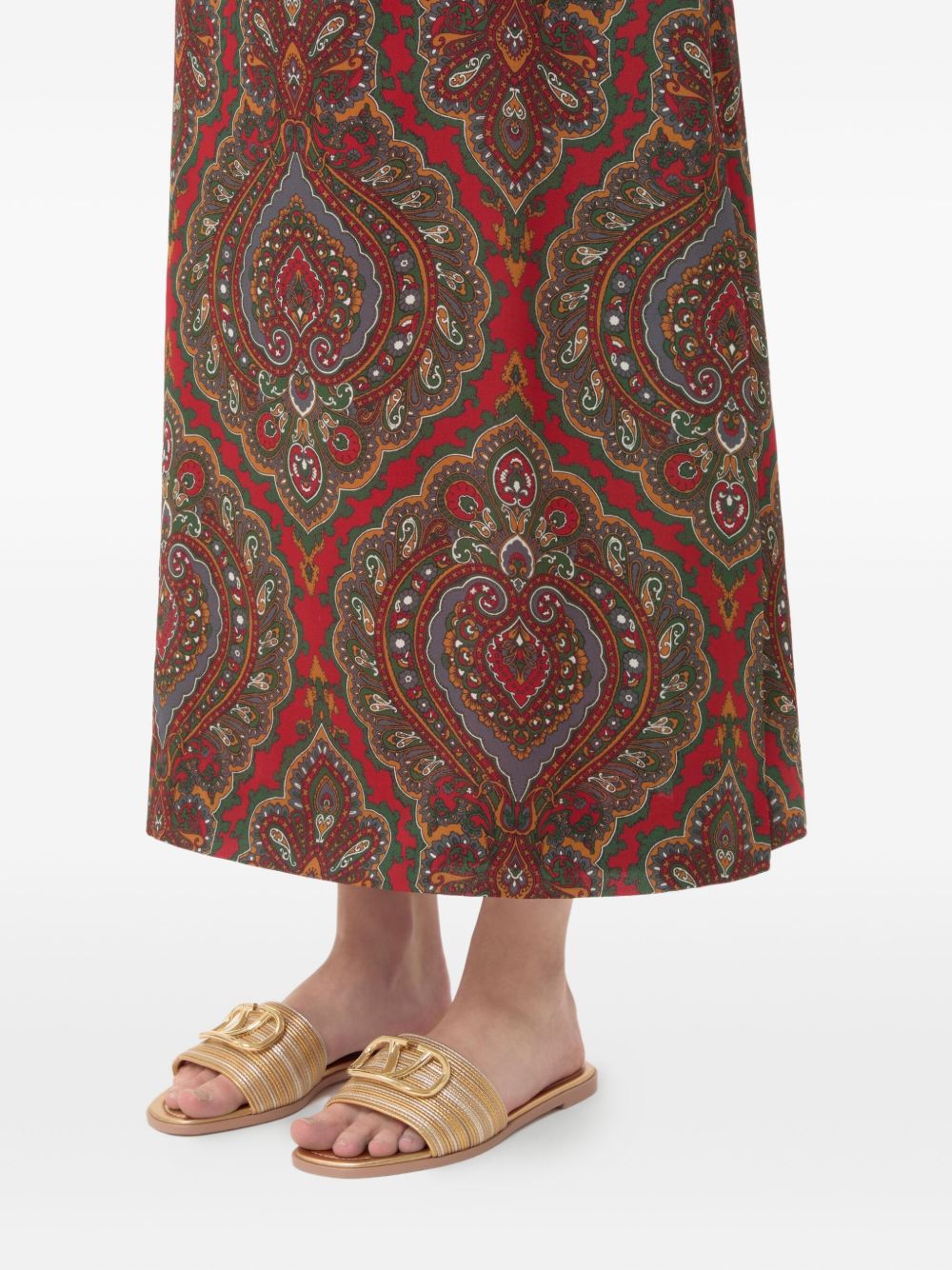 Valentino Garavani Golden Sandals Glam Steals