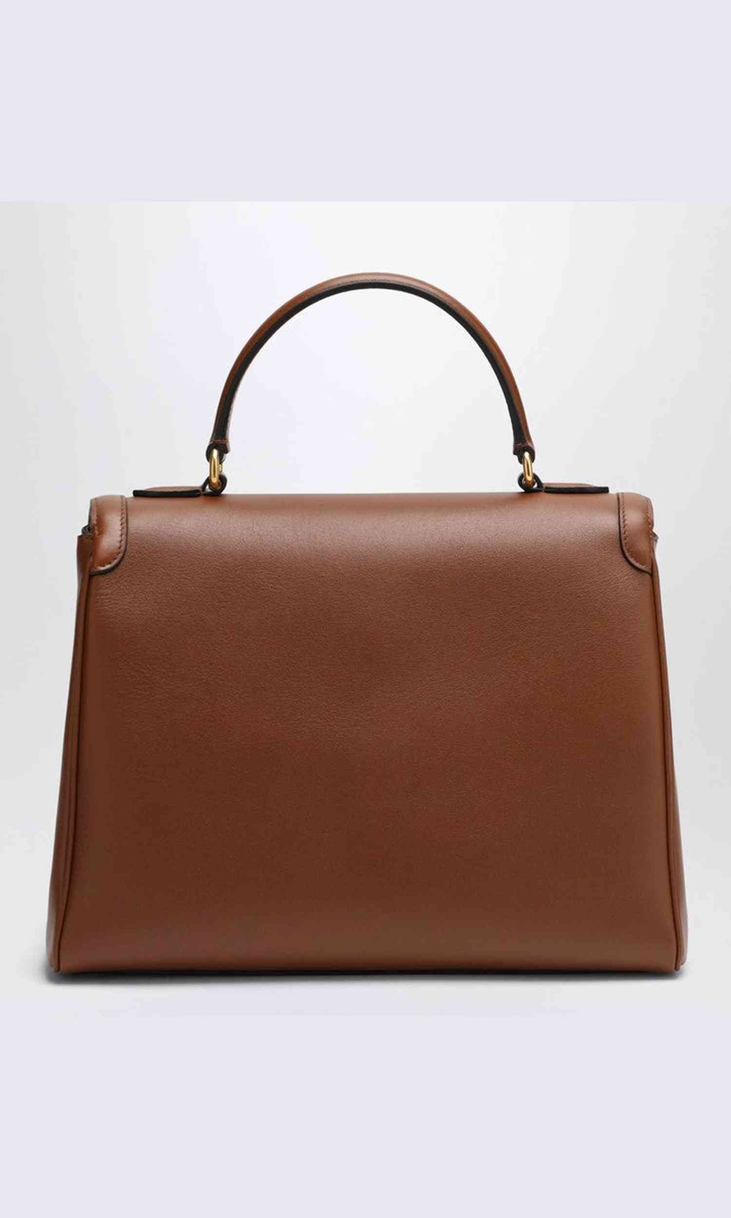 Valentino Garavani Large Shoulder Bag 9to5 Tobacco Glam Steals