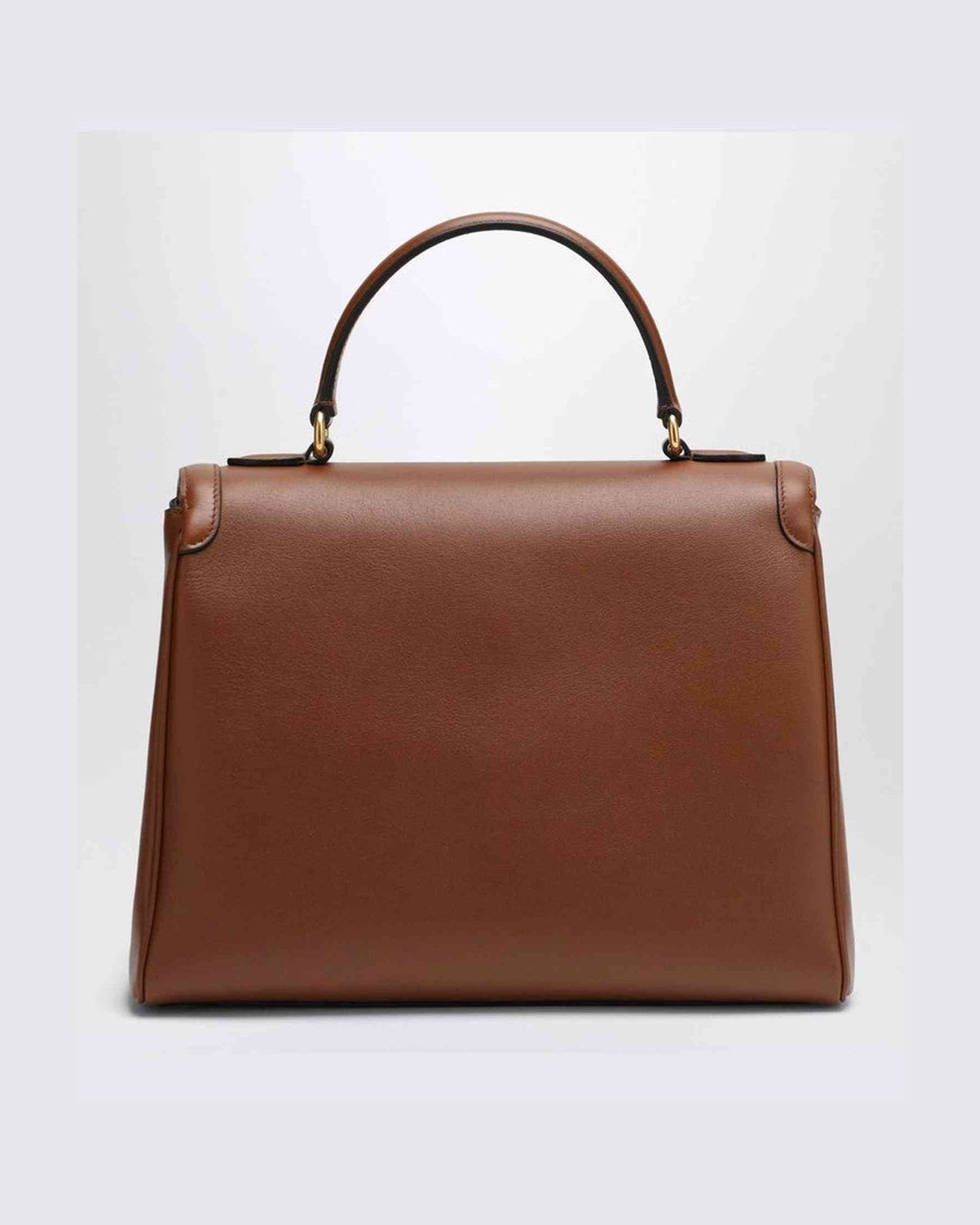 Valentino Garavani Large Shoulder Bag 9to5 Tobacco Glam Steals