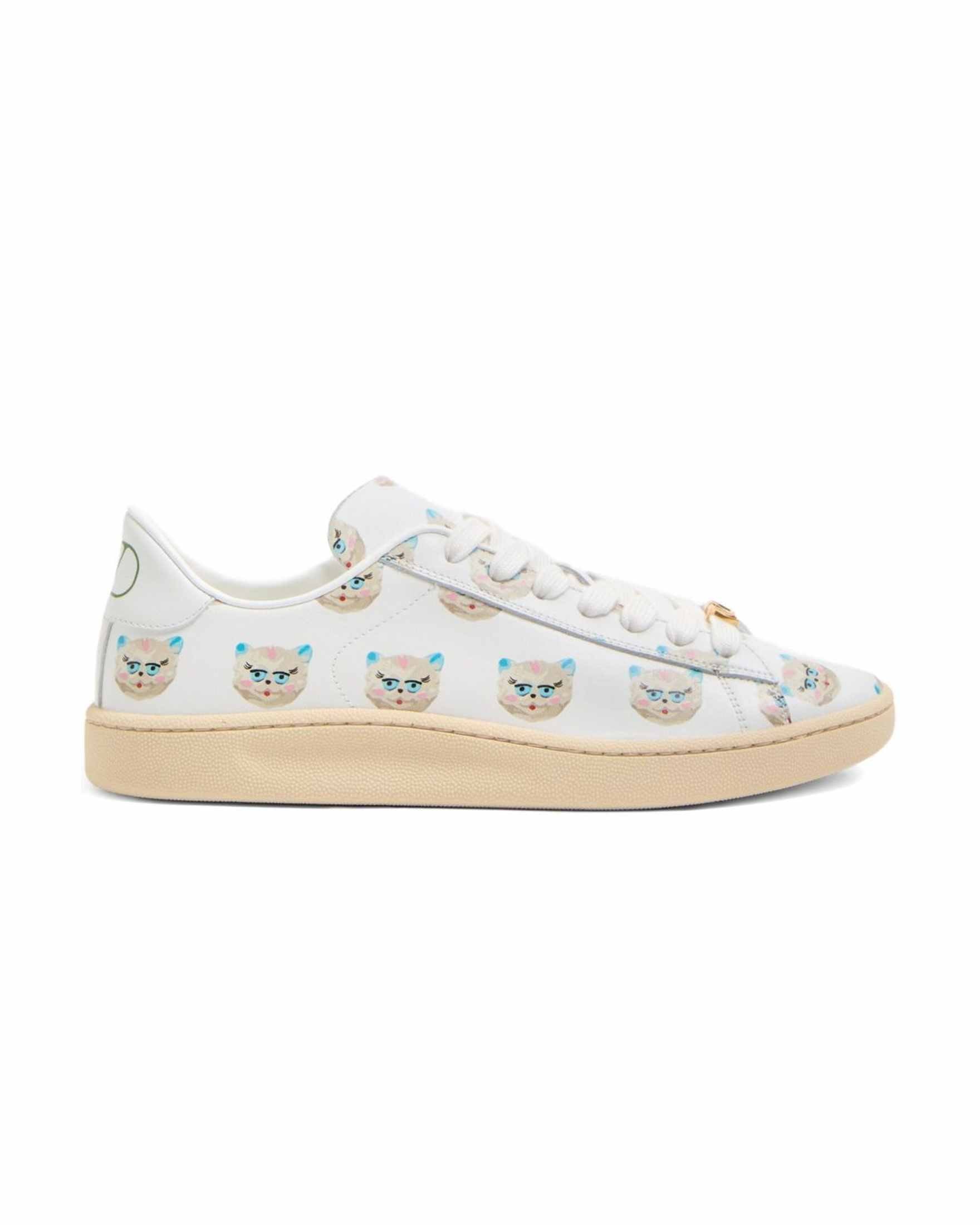 Valentino Garavani Le Chat De La Maison Royco Sneaker in Nappa Calfskin Glam Steals