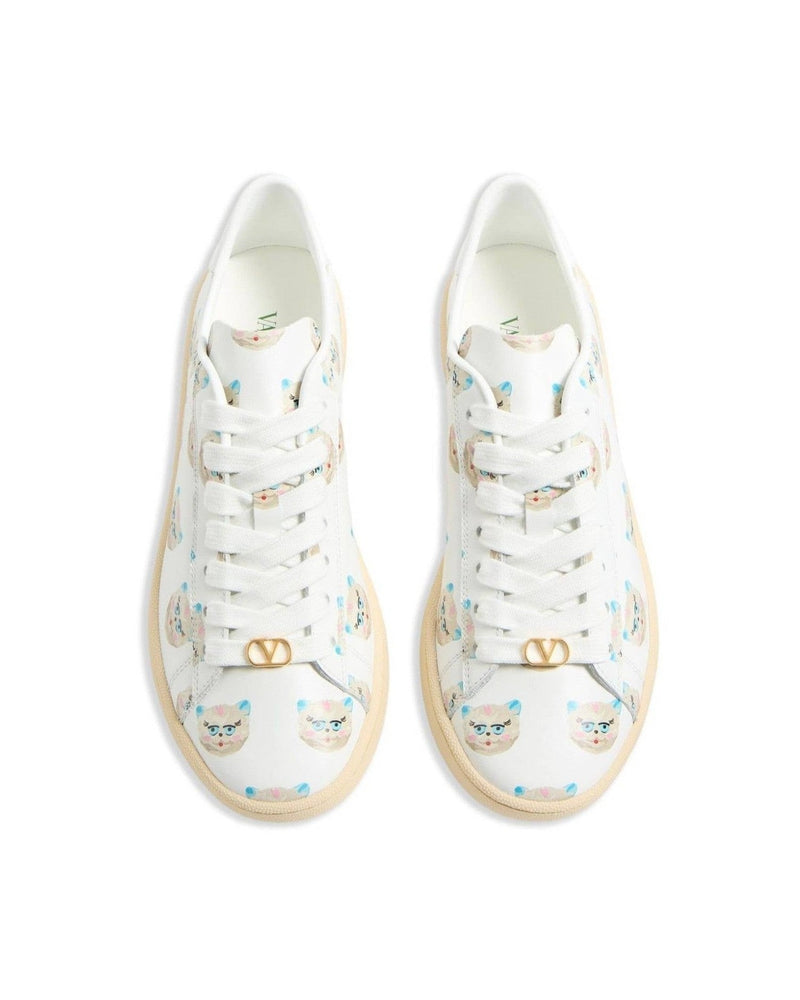 Valentino Garavani Le Chat De La Maison Royco Sneaker in Nappa Calfskin Glam Steals