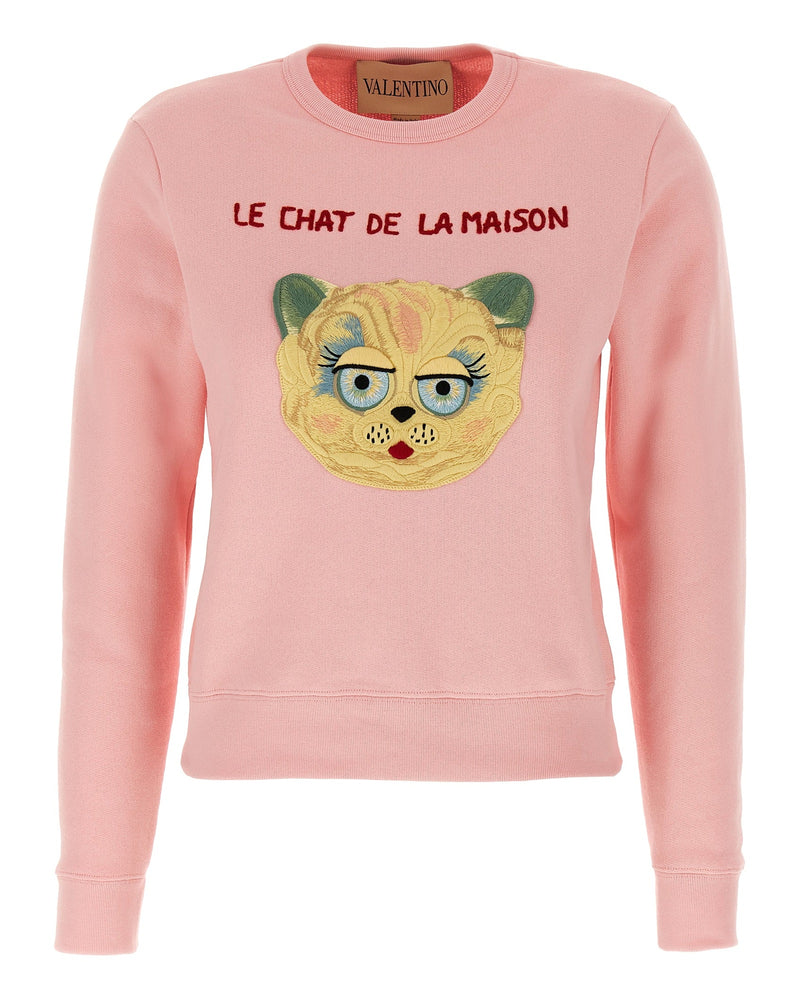 Valentino Garavani Le Chat De La Maison Sweatshirt Glam Steals