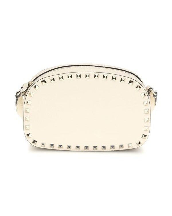 Valentino Garavani Leather Cream Calf Bos Taurus Shoulder Bag Shoulder Bags