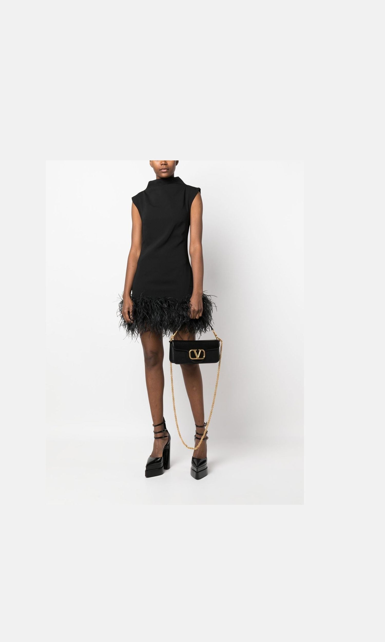 Valentino Garavani Locò Calfskin Shoulder Bag Glam Steals