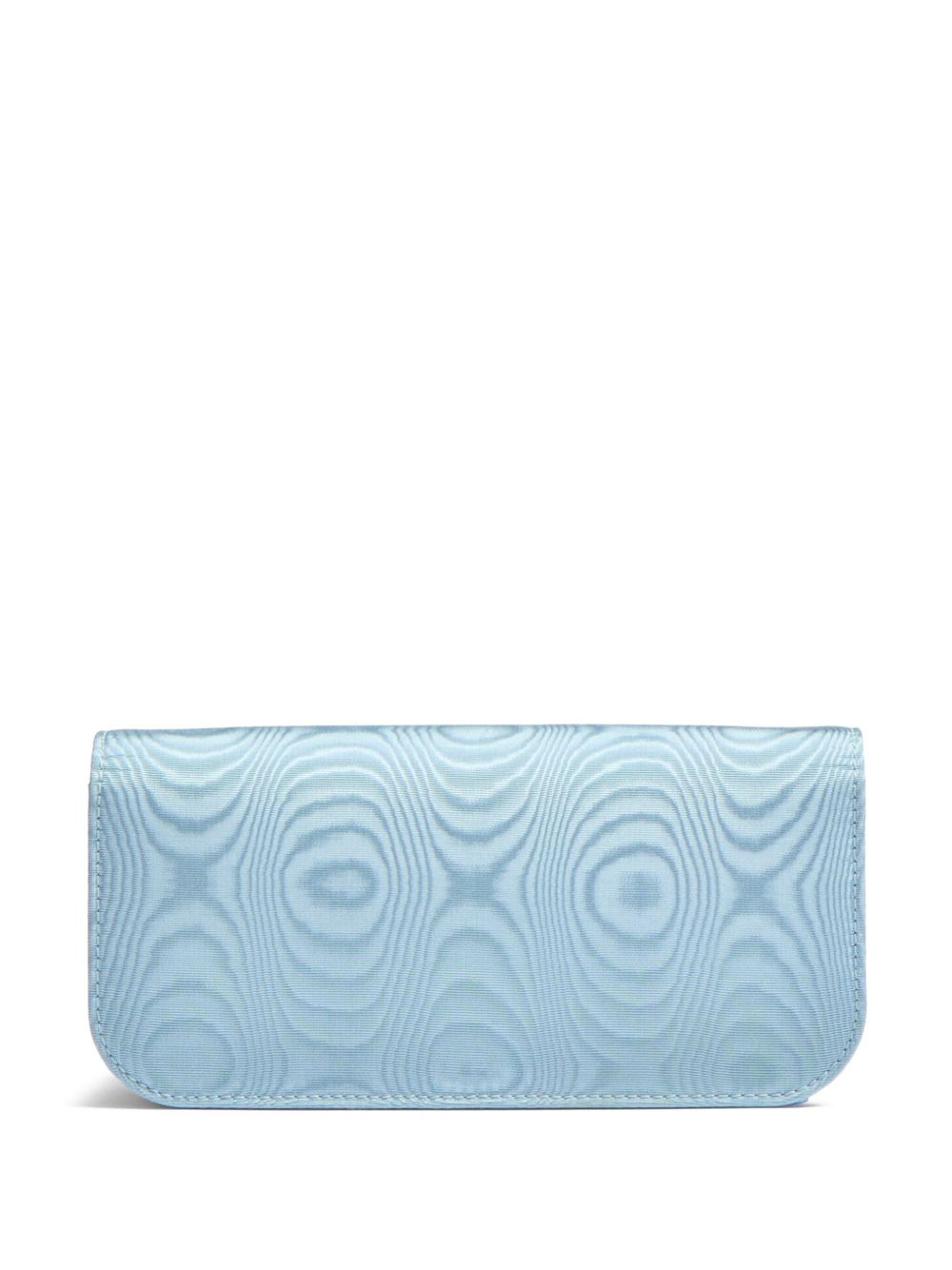 Valentino Garavani Locò Moiré Fabric Clutch with Jewel Logo Glam Steals