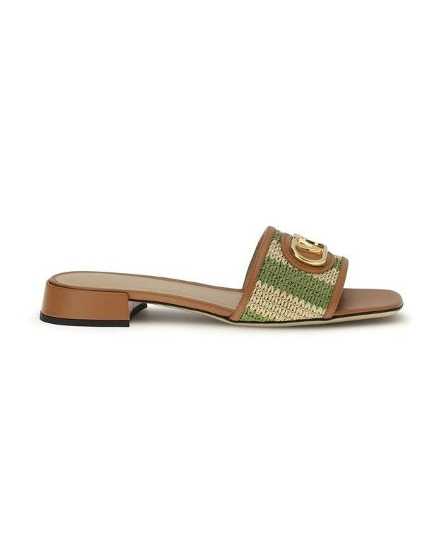 Valentino Garavani Multicolor Leather Calf Bos Taurus Sandals Glam Steals