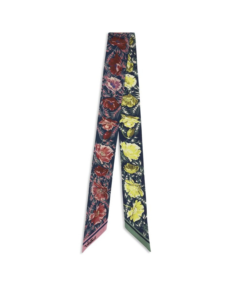 Valentino Garavani Multicolor Silk Scarf Glam Steals