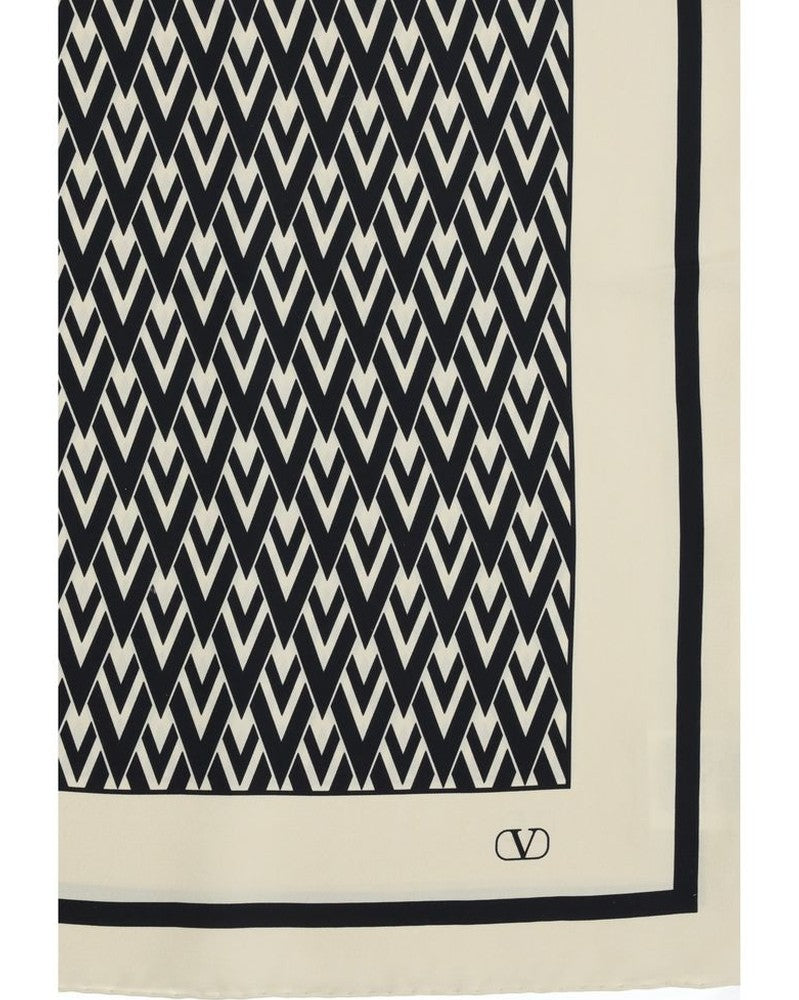 Valentino Garavani Multicolor Silk Scarf Glam Steals