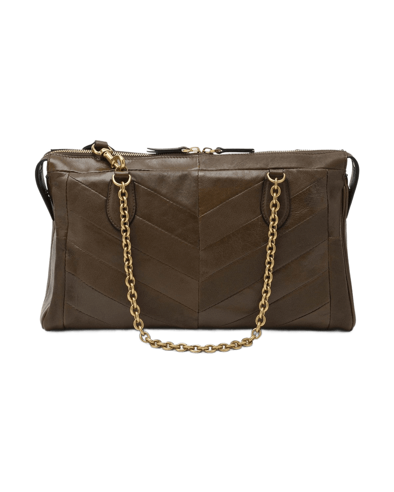 Valentino Garavani Panthea Bag in Tundra Colored Chevron Pattern Nappa Glam Steals