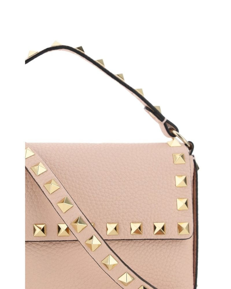 Valentino Garavani Pink Leather Calf Bos Taurus Shoulder Bag Glam Steals