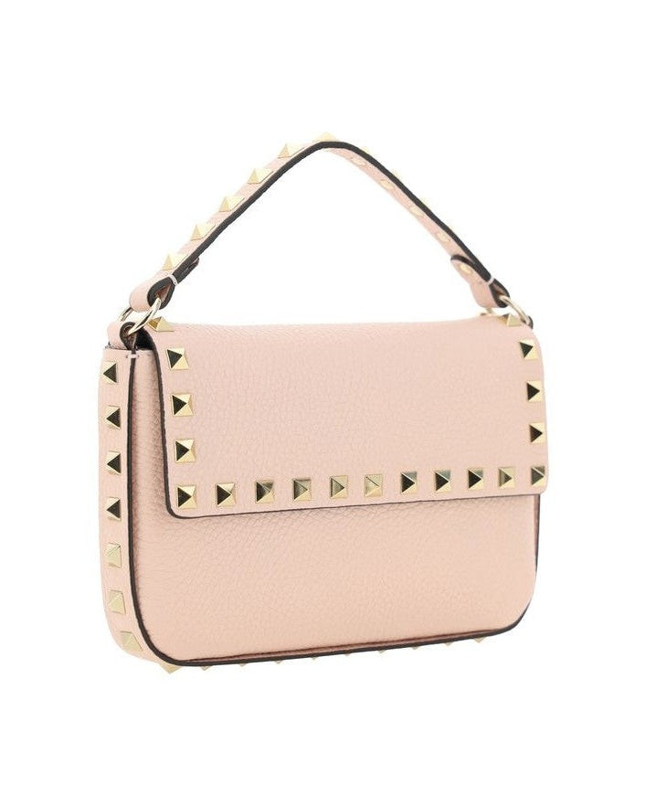 Valentino Garavani Pink Leather Calf Bos Taurus Shoulder Bag Glam Steals