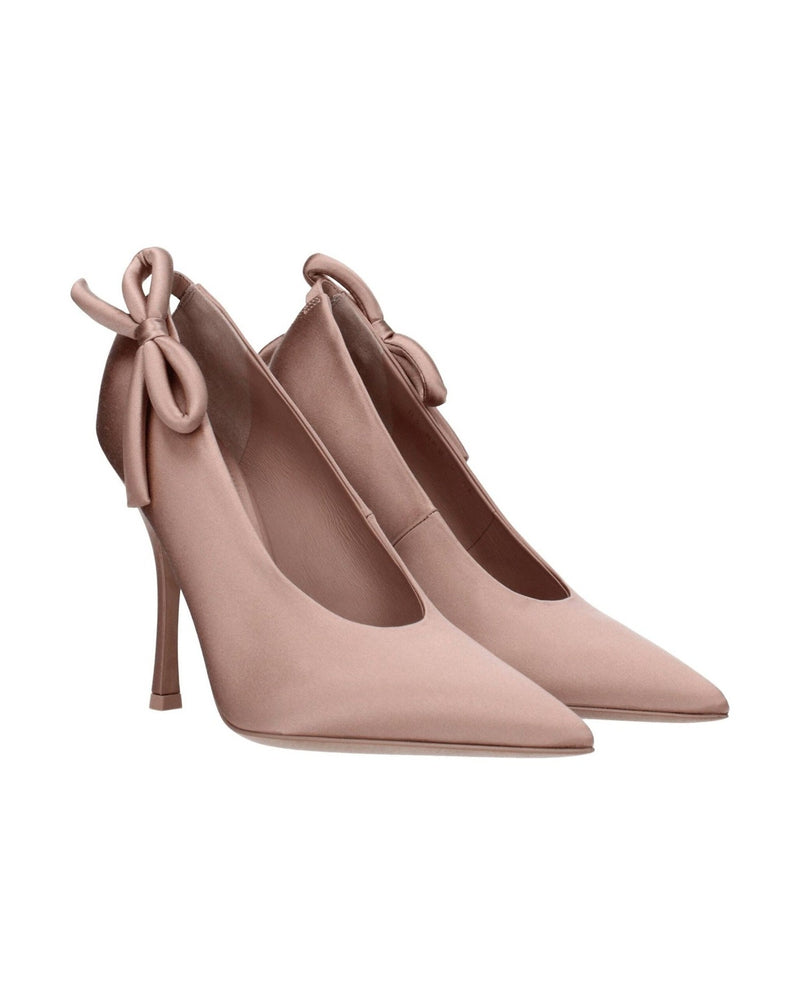 Valentino Garavani Pink Satin High Heel Pumps Glam Steals