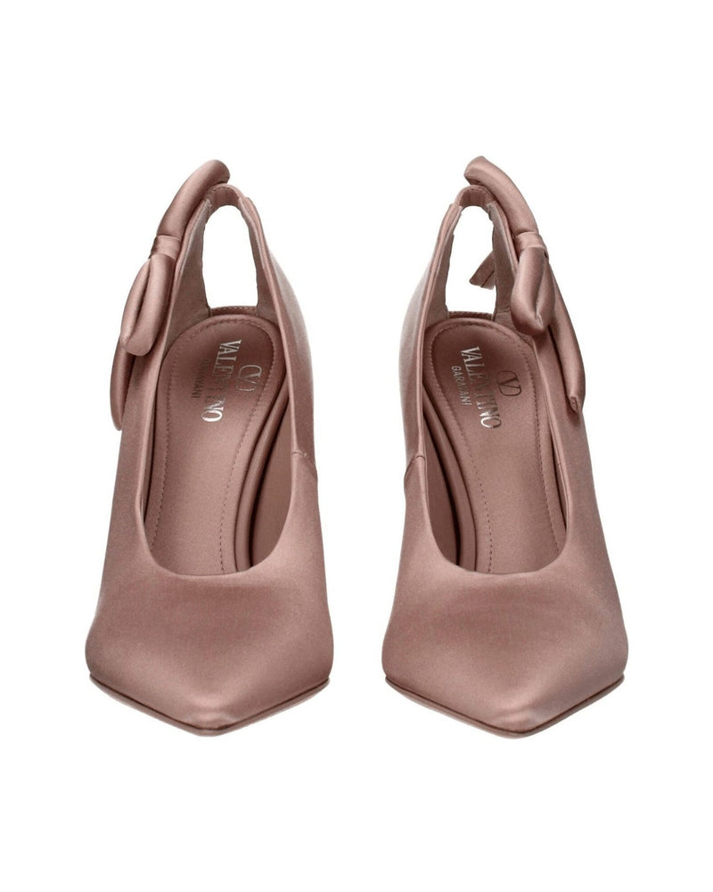 Valentino Garavani Pink Satin High Heel Pumps Glam Steals