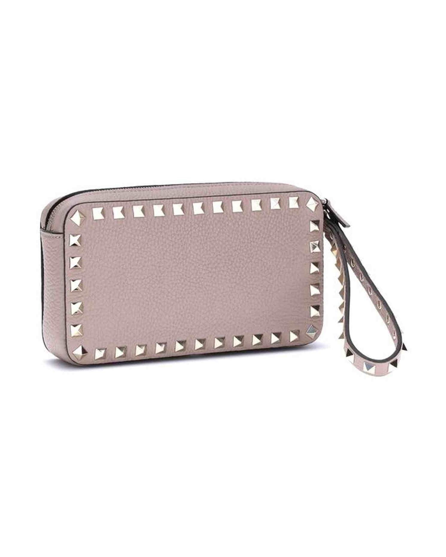 Valentino Garavani Pochette | Rockstud Vitello Stampa Alc Glam Steals
