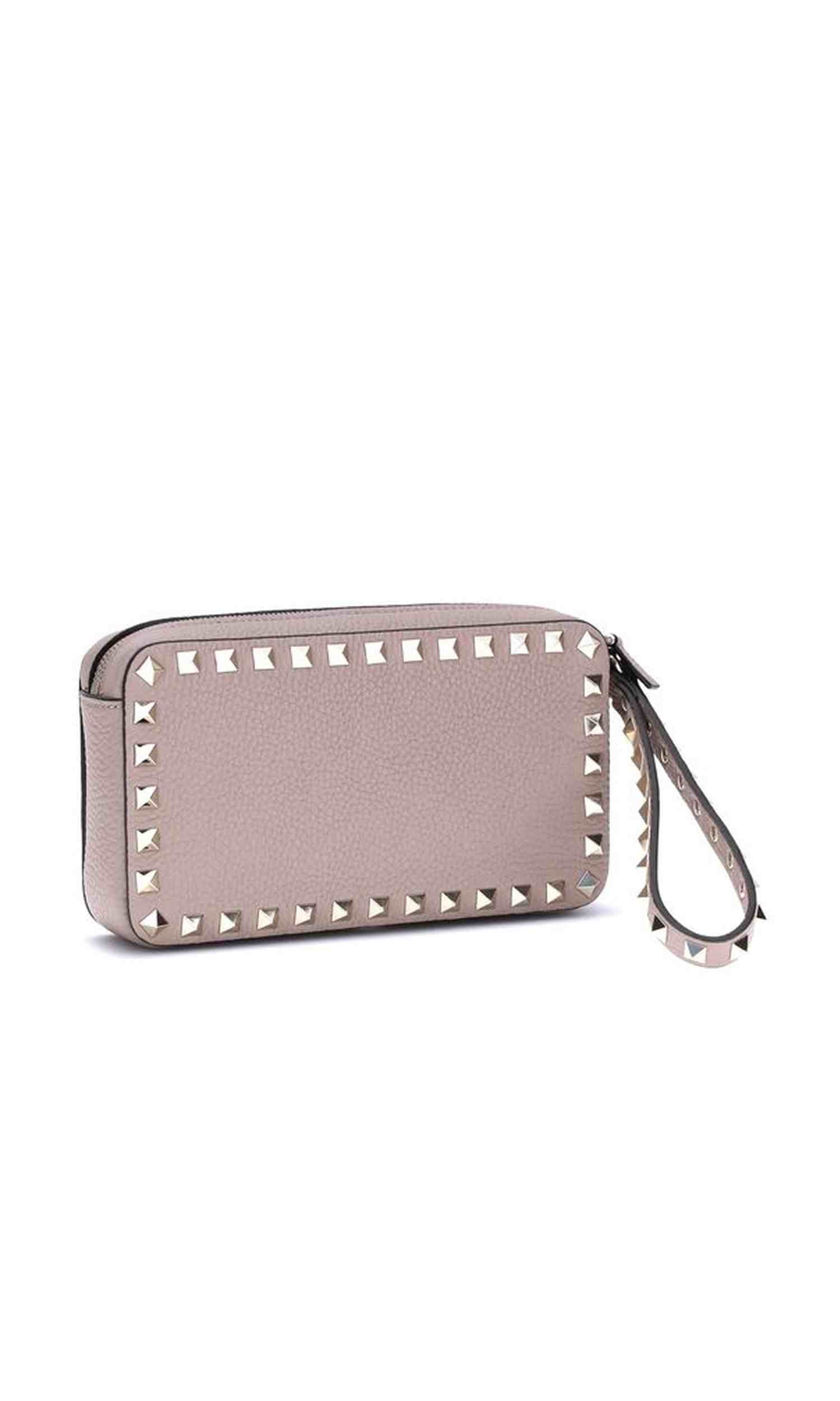 Valentino Garavani Pochette | Rockstud Vitello Stampa Alc Glam Steals